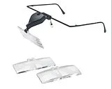 PEBARO LB820 - LED Lupenbrille, Lupenbrille mit 3 Linsen Spiel