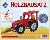 PEBARO 851/1 - Holzbausatz Traktor, 18 Teile, Holzkonstruktion zum Zusammenstecken Spiel