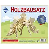 PEBARO 856/5 - Holzbausatz Dinosaurier Stegosaurus, 44 Teile, Holzkonstruktion zum Zusammenstecken Spiel