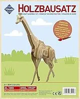 PEBARO 859/4 - Holzbausatz Giraffe, 38 Teile, Holzkonstruktion zum Zusammenstecken Spiel