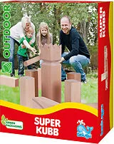 Super Kubb aus Buchenholz Spiel