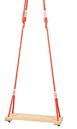 Holzbrettschaukel Spiel