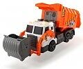 Dickie Toys 203308369 - Garbage Truck, Müllauto, Müllabfuhr mit Mülltonne, batteriebetrieben, 46 cm Spiel