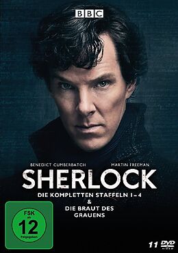 Sherlock - Staffel 01-04 & Die Braut des Grauens DVD