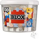 Simba 104114113 - Blox, 100 weiße Bausteine Spiel