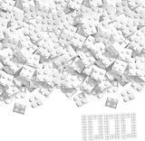 Simba 104114119 - Blox, 1000 weiße 4er Steine lose, Bausteine Spiel