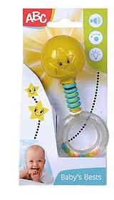 Simba 104010060 - ABC Strahlende Light-up Rassel Spiel