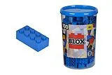 Simba 104118906 - Blox Steine in Dose, Konstruktionsspielzeug, 100, blau Spiel