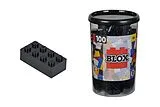 Simba 104118916 - Blox Steine in Dose, Konstruktionsspielzeug, 100, schwarz Spiel