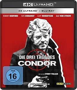 Die drei Tage des Condor Blu-ray UHD 4K + Blu-ray