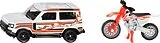 SIKU Land Rover Defender mit KTM Motorr. Spiel