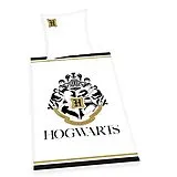 Herding HARRY POTTER Bettwäsche-Set, Wendemotiv, Bettbezug 135 x 200 cm, Kopfkissenbezug 80 x 80 cm Spiel