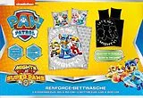 Herding 4432416050 - Young Collection, Paw Patrol, Glow in the dark, Bettwäsche-Set, Cotton, grau, 80 x 80 cm, 135 x 200 cm Spiel