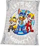 Herding 7532403035 - Paw Patrol Kuscheldecke, Polyester, grau, 130 x 160 cm Spiel