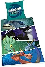 Herding 4426204050 - Dragons, Bettwäsche-Set, Baumwolle, 80x80/135x200 cm Spiel