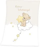 Herding 1440232014 - babybest , Babydecke, Kleiner Schutzengel, Microfaser, weiss/beige, 75x100 cm Spiel