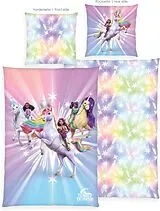 Herding 4428601050 - Unicorn Academy, Baumwolle/Renforc , 135x200/80x80cm Spiel