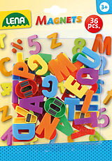 Lena 65745 - Magnet: Großbuchstaben, 3 cm, 36 Buchstaben Magnete Spiel