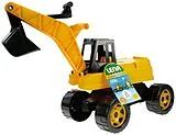GIGA TRUCKS Bagger, schwarz/gelb, lose Spiel