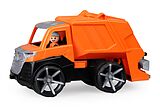 LENA 04514 - Truxx, Müllwagen mit Spielfigur, Sandspielzeug, Länge 30 cm Spiel