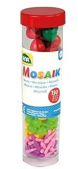 LENA 35061 - Mosaik Stecker color Mix Fun, Dose Spiel