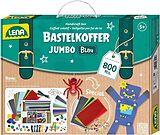 Simm 42665 - LENA Bastelkoffer Jumbo blau, 800 Teile, DIY-Bastelset Spiel