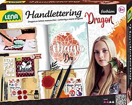 LENA 42336 - fashion, Handlettering Dragon, Kalligraphie-Set Spiel