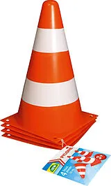 Verkehrskegel, Set 4 Stück Spiel