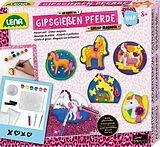 LENA 42710 - Gipsgießen Pferde Glitzer-Magnete Spiel