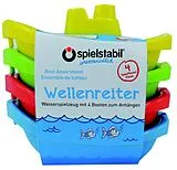 Spielstabil 3725 - Wellenreiter Minibootset, 4er-Set Spiel