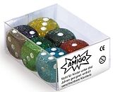 Würfel Glitter W06 Set gemischt (Spiel-Zubehör) Spiel