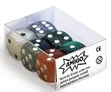 Würfel Perlmutt W06 Set gemischt (Spiel-Zubehör) Spiel