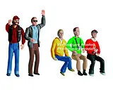1:32 Figurensatz Zuschauer,5-tlg Spiel