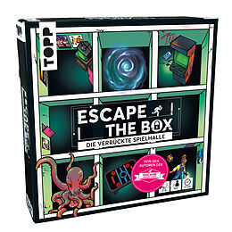 Kalender TOPP Escape The Box  Die verrückte Spielhalle: Das ultimative Escape-Room-Erlebnis als Gesellschaftsspiel! von Sebastian Frenzel, Beate von Lühmann, Michael Bierhahn