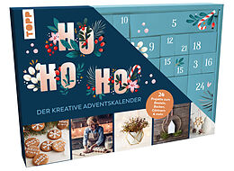 Kalender Ho Ho Ho - Der kreative Adventskalender. 24 Projekte zum Basteln, Backen, Gärtnern und mehr. Mit Anleitungsbuch und Material von frechverlag