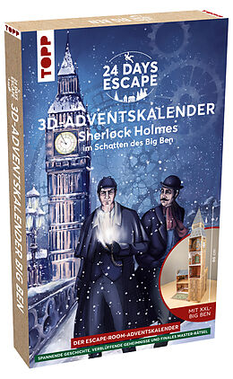 24 DAYS ESCAPE 3D-Adventskalender  Sherlock Holmes im Schatten des Big Ben Spiel