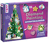 Kalender Weihnachtszauber - Der Diamond-Painting-Adventskalender. Mit Material und Werkzeug für 24 Baumanhänger von frechverlag