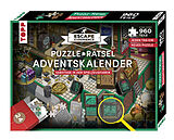 Puzzle-Rätsel-Adventskalender  Sabotage in der Spielzeugfabrik. 24 Puzzles mit insgesamt 960 Teilen Spiel