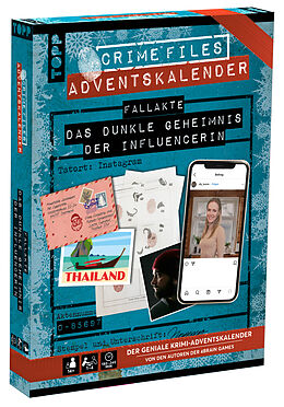 Crime Files  Fallakte: Das dunkle Geheimnis der Influencerin. Der Krimi-Adventskalender mit Live-Story im Internet Spiel