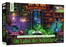 Puzzle-Rätsel-Adventskalender: Im Labor der Winterhexe  24 Puzzles mit insgesamt 960 Teilen Spiel