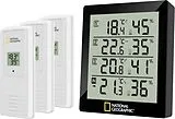 Bresser 13222 - NATIONAL GEOGRAPHIC Digitales Thermo-Hygrometer für 4 Messbereiche, schwarz Spiel