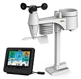 National Geographic 9080600 - WLAN Wetterstation Funk mit 7-in-1 Profi-Sensor, Wettercenter Spiel