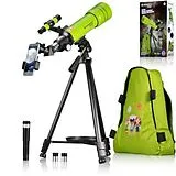 Bresser Junior 13985 - Linsen-Teleskop 70/400 mit Rucksack, Kinder-Teleskop Spiel
