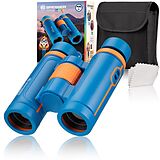 Bresser Junior 8810640 - Kinderfernglas 7X30, blau, 7-fache Vergrößerung, STEM Spiel