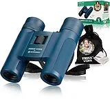 Freek Vonk 9820102 - BRESSER Kinderfernglas 10x25, 10-fache Vergrößerung, Fernglas mit Tasche, Trageriemen, Reinigungstuch Spiel