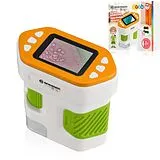 Bresser Junior 13767 - Digitales Handmikroskop/Taschenmikroskop für Kinder mit Display Foto Video USB-C bis 94x Vergrößerung Spiel