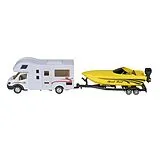 Wohnmobil+Boot mit Rückzug Spiel