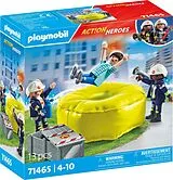 PLAYMOBIL Feuerwehrleute mit Luftkissen 71465 Spiel