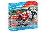 PLAYMOBIL Feuerwehrmotorrad am Unfallort 71466 Spiel