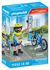 PLAYMOBIL Polizei Fahrradstreife 7132 Spiel